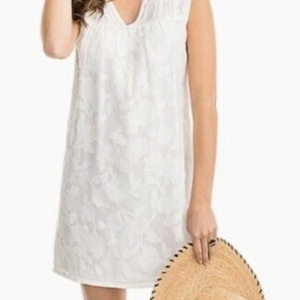 Southwestern‎ Tide Silk Blend Embroidered Floral Cora Mini Cruise Shift Dress 6